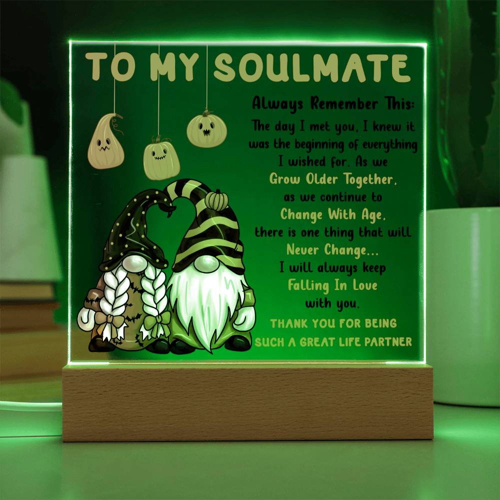 Halloween -- To My Soulmate: Growing Older Togather