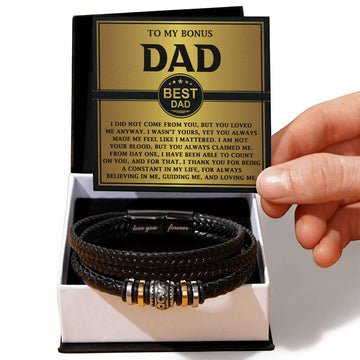 To My Bonus Dad, I am not your blood but you always claimed me, always believing, guiding and loving me