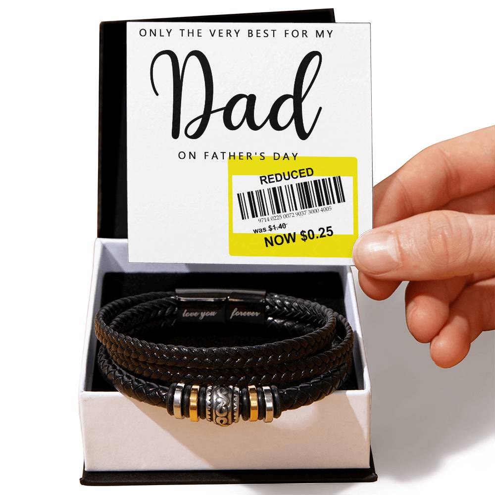 Dad-The Very Best-Bracelet Love You Forever Bracelet