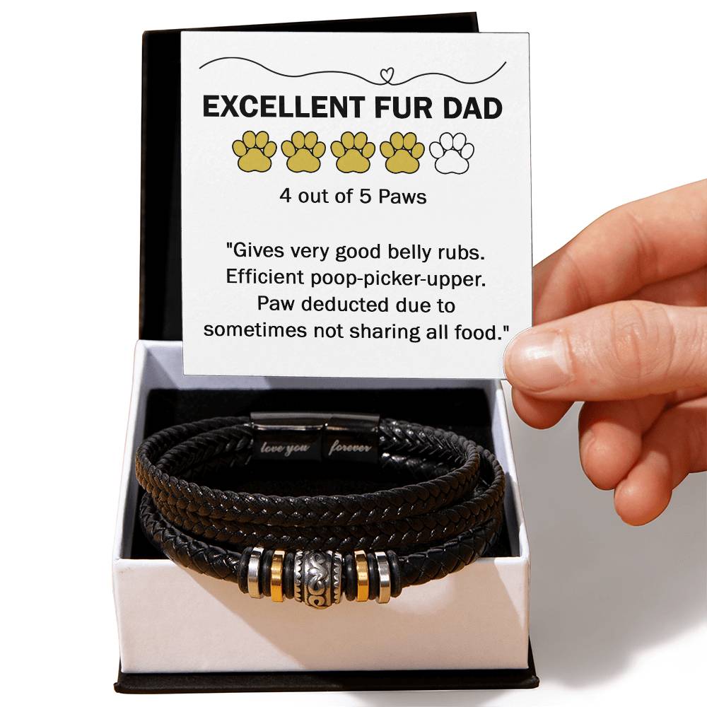 Fur Dad-Sharing All Food-Bracelet Love You Forever Bracelet