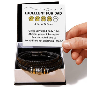 Fur Dad-Sharing All Food-Bracelet Love You Forever Bracelet