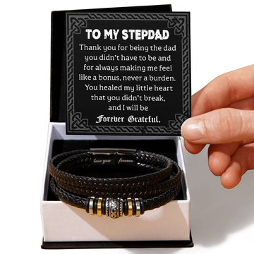 Stepdad-Will Be Forever-Bracelet Love You Forever Bracelet