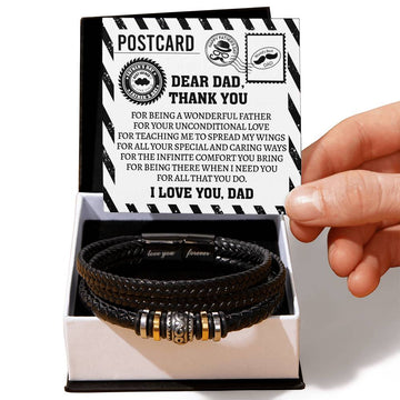 A Postcard to Dad-Thank You for you unconditional love, teaching me to spread my wings