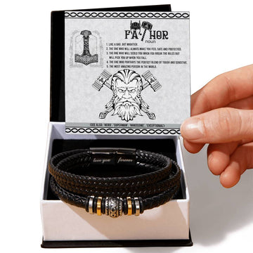 Dad-Safe And Protected-Bracelet Love You Forever Bracelet