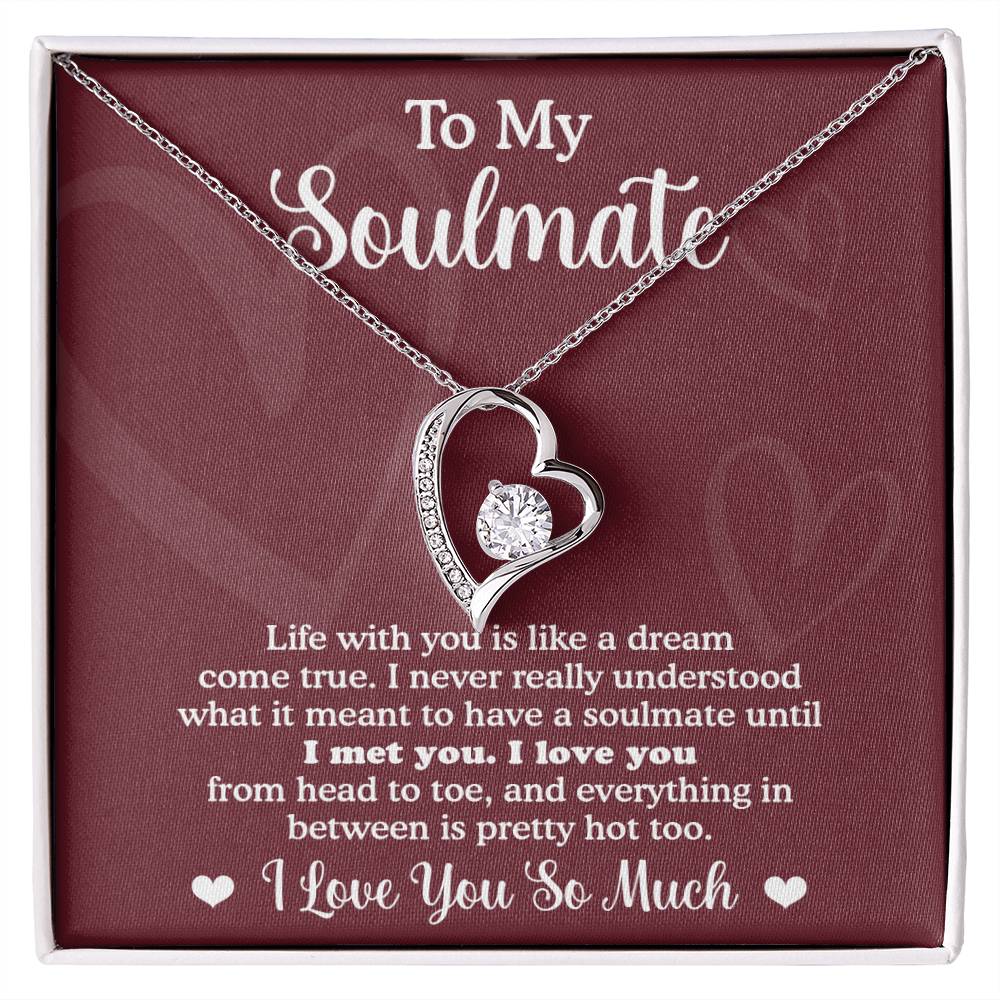 Forever Necklace for My Soulmate Gifts for Women Men, Anniversary Valentine Gift for Soulmate, Necklace For Wife From Husband, Soulmate Gifts, Birthday Gifts For Wife, Birthday Gifts For Soulmate, Wife Birthday Gift Ideas, Wedding, New Baby