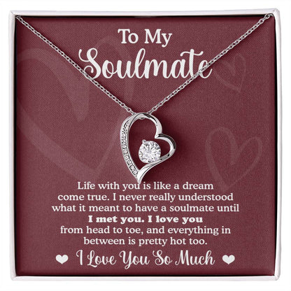 Forever Necklace for My Soulmate Gifts for Women Men, Anniversary Valentine Gift for Soulmate, Necklace For Wife From Husband, Soulmate Gifts, Birthday Gifts For Wife, Birthday Gifts For Soulmate, Wife Birthday Gift Ideas, Wedding, New Baby