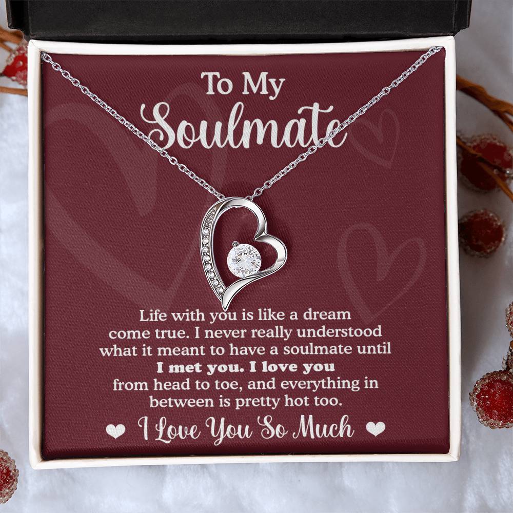 Forever Necklace for My Soulmate Gifts for Women Men, Anniversary Valentine Gift for Soulmate, Necklace For Wife From Husband, Soulmate Gifts, Birthday Gifts For Wife, Birthday Gifts For Soulmate, Wife Birthday Gift Ideas, Wedding, New Baby