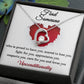 Forever Love Necklace, Find Someone Who Loves You Unconditionally, Mum Gifts to Daughter, Dad Gifts to Daughter, Gifts for Cousins, Gifts for Sister, Besties