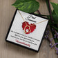 Forever Love Necklace, Find Someone Who Loves You Unconditionally, Mum Gifts to Daughter, Dad Gifts to Daughter, Gifts for Cousins, Gifts for Sister, Besties