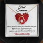 Forever Love Necklace, Find Someone Who Loves You Unconditionally, Mum Gifts to Daughter, Dad Gifts to Daughter, Gifts for Cousins, Gifts for Sister, Besties
