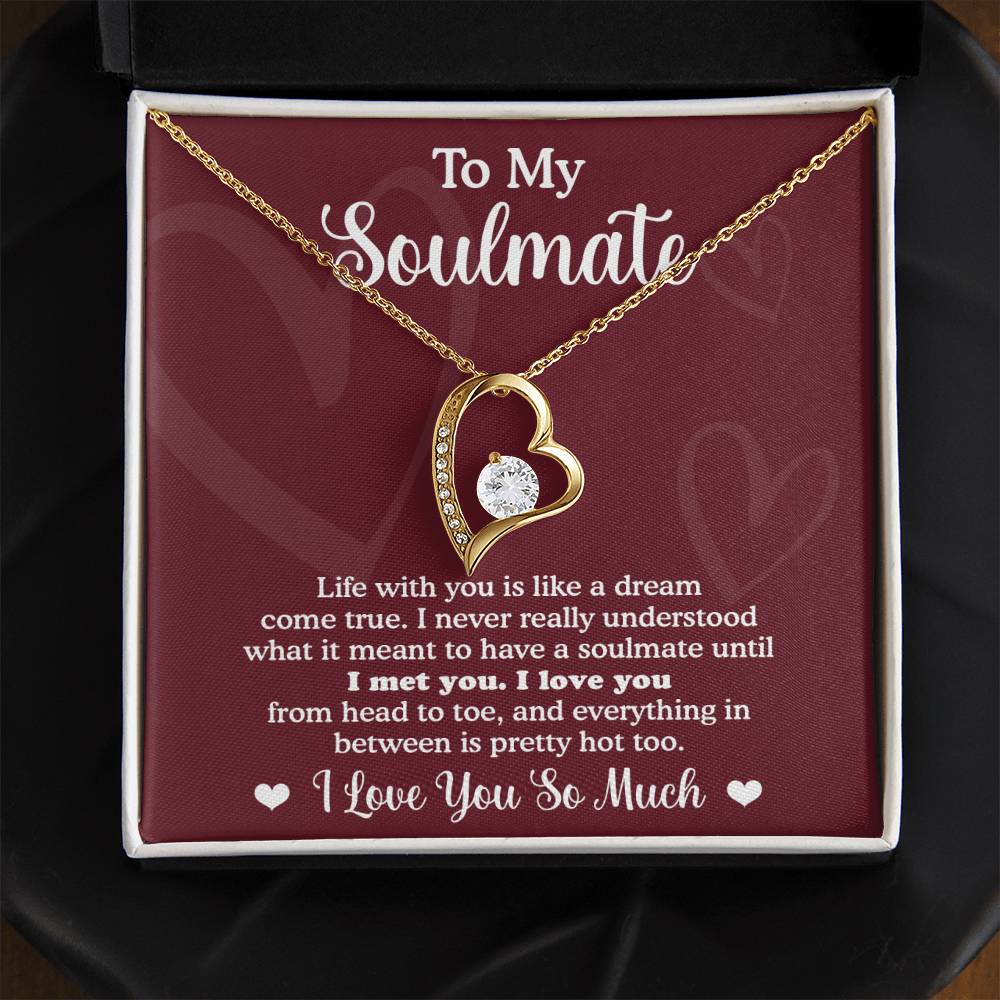 Forever Necklace for My Soulmate Gifts for Women Men, Anniversary Valentine Gift for Soulmate, Necklace For Wife From Husband, Soulmate Gifts, Birthday Gifts For Wife, Birthday Gifts For Soulmate, Wife Birthday Gift Ideas, Wedding, New Baby