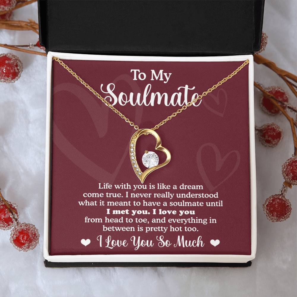 Forever Necklace for My Soulmate Gifts for Women Men, Anniversary Valentine Gift for Soulmate, Necklace For Wife From Husband, Soulmate Gifts, Birthday Gifts For Wife, Birthday Gifts For Soulmate, Wife Birthday Gift Ideas, Wedding, New Baby