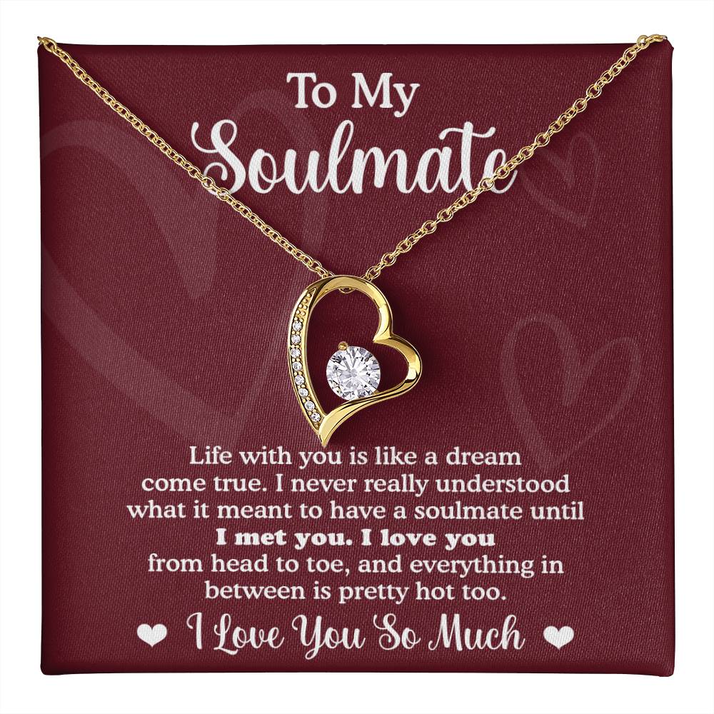 Forever Necklace for My Soulmate Gifts for Women Men, Anniversary Valentine Gift for Soulmate, Necklace For Wife From Husband, Soulmate Gifts, Birthday Gifts For Wife, Birthday Gifts For Soulmate, Wife Birthday Gift Ideas, Wedding, New Baby