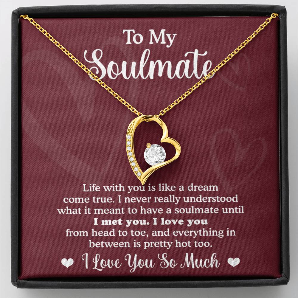 Forever Necklace for My Soulmate Gifts for Women Men, Anniversary Valentine Gift for Soulmate, Necklace For Wife From Husband, Soulmate Gifts, Birthday Gifts For Wife, Birthday Gifts For Soulmate, Wife Birthday Gift Ideas, Wedding, New Baby