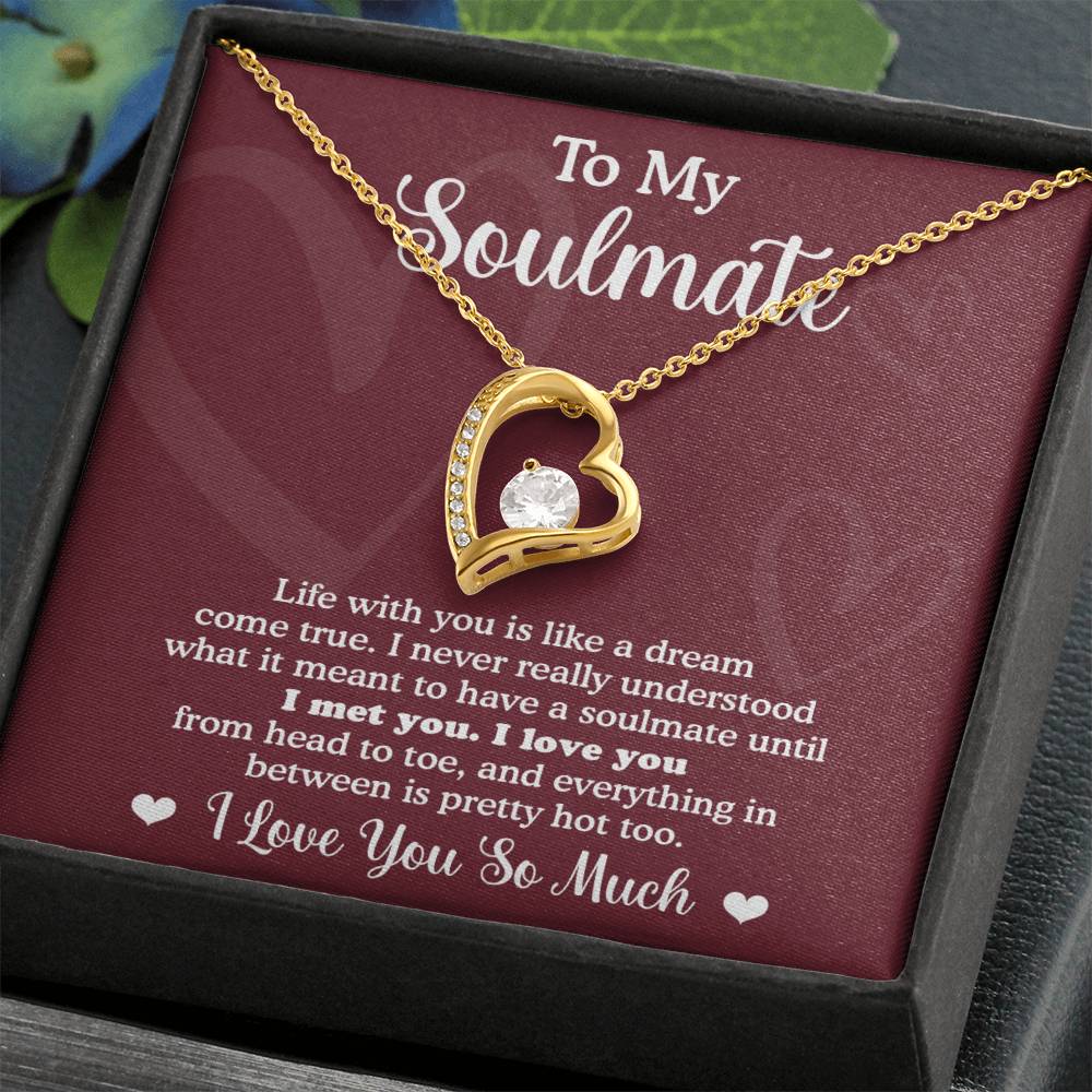 Forever Necklace for My Soulmate Gifts for Women Men, Anniversary Valentine Gift for Soulmate, Necklace For Wife From Husband, Soulmate Gifts, Birthday Gifts For Wife, Birthday Gifts For Soulmate, Wife Birthday Gift Ideas, Wedding, New Baby